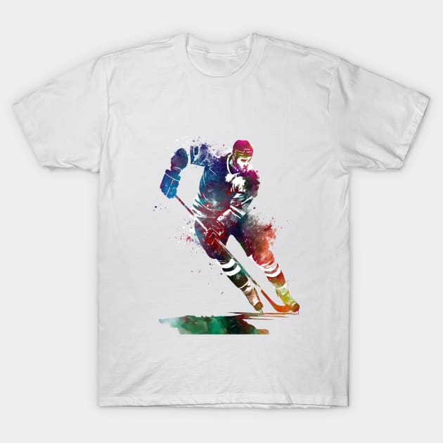 hockey player #hockey #sport T-Shirt by JBJart